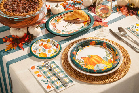 Artstyle Autumn 7" Dessert Paper Plates, 100 ct.